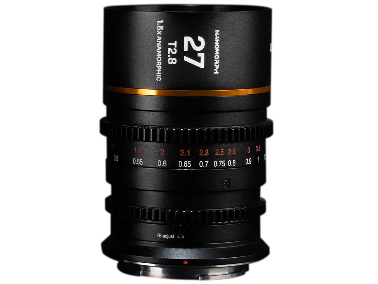 LAOWA Nanomorph 27mm T2.8 1.5x Cine Amber [キヤノン用/PLマウント用]