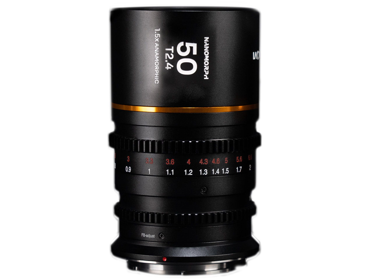 LAOWA Nanomorph 50mm T2.4 1.5x Cine Amber [キヤノンRF用]