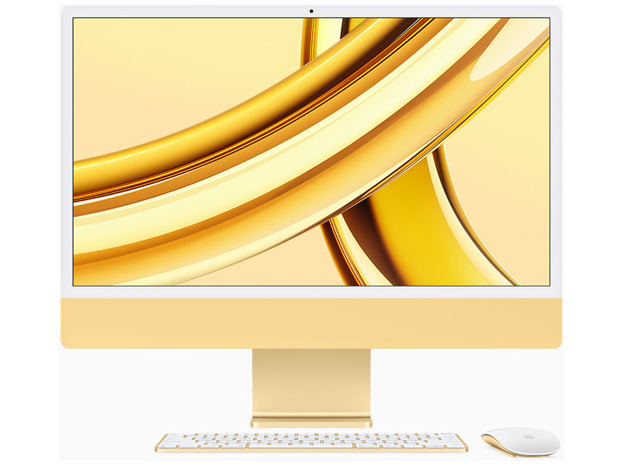 iMac 24インチ Retina 4.5Kディスプレイモデル M3チップ 10コアGPU 256GB [イエロー]