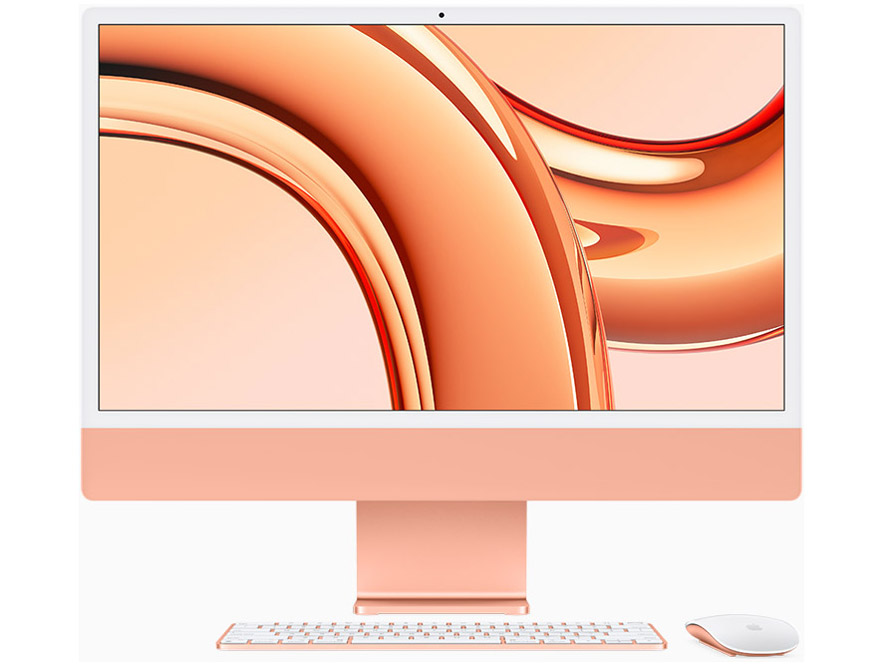 iMac 24インチ Retina 4.5Kディスプレイモデル M3チップ 10コアGPU 256GB [オレンジ]
