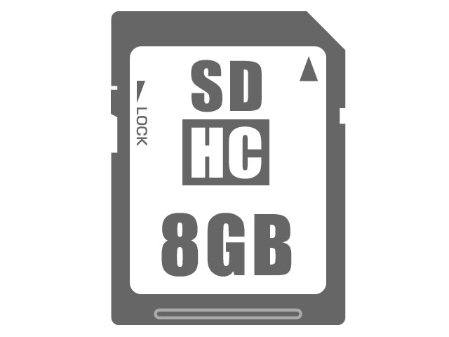 SDHCメモリーカード 8GB