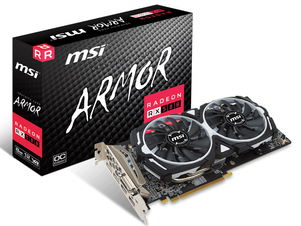 Radeon RX 580 ARMOR 8G OC [PCIExp 8GB]