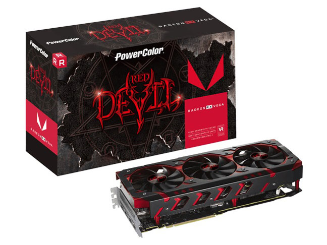 PowerColor Red Devil RX VEGA 56 8GB HBM2 AXRX VEGA 56 8GBHBM2-2D2H/OC [PCIExp 8GB]