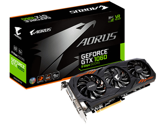 AORUS GV-N1060AORUS-6GD [PCIExp 6GB]