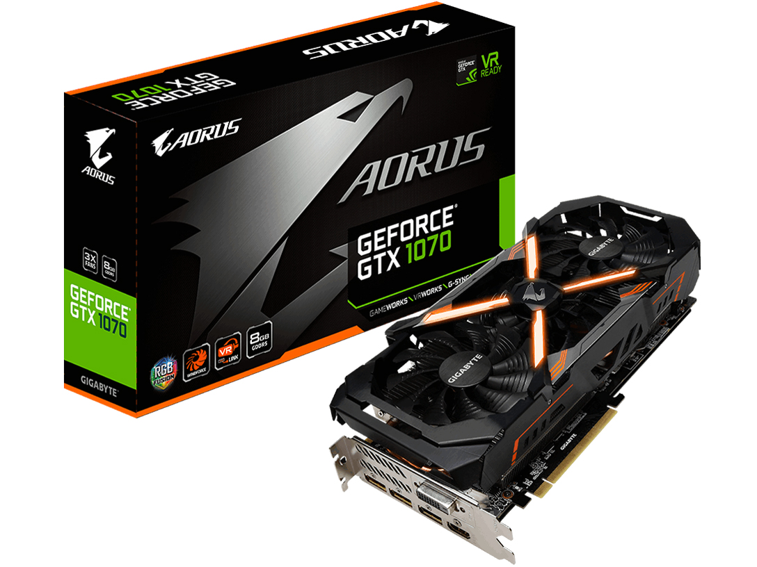 AORUS GV-N1070AORUS-8GD Rev2.0 [PCIExp 8GB]