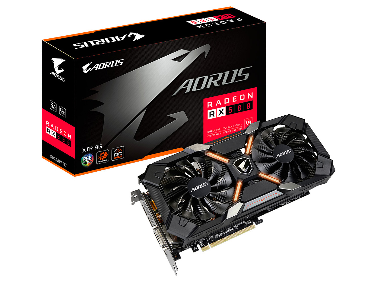 AORUS GV-RX580XTRAORUS-8GD [PCIExp 8GB]