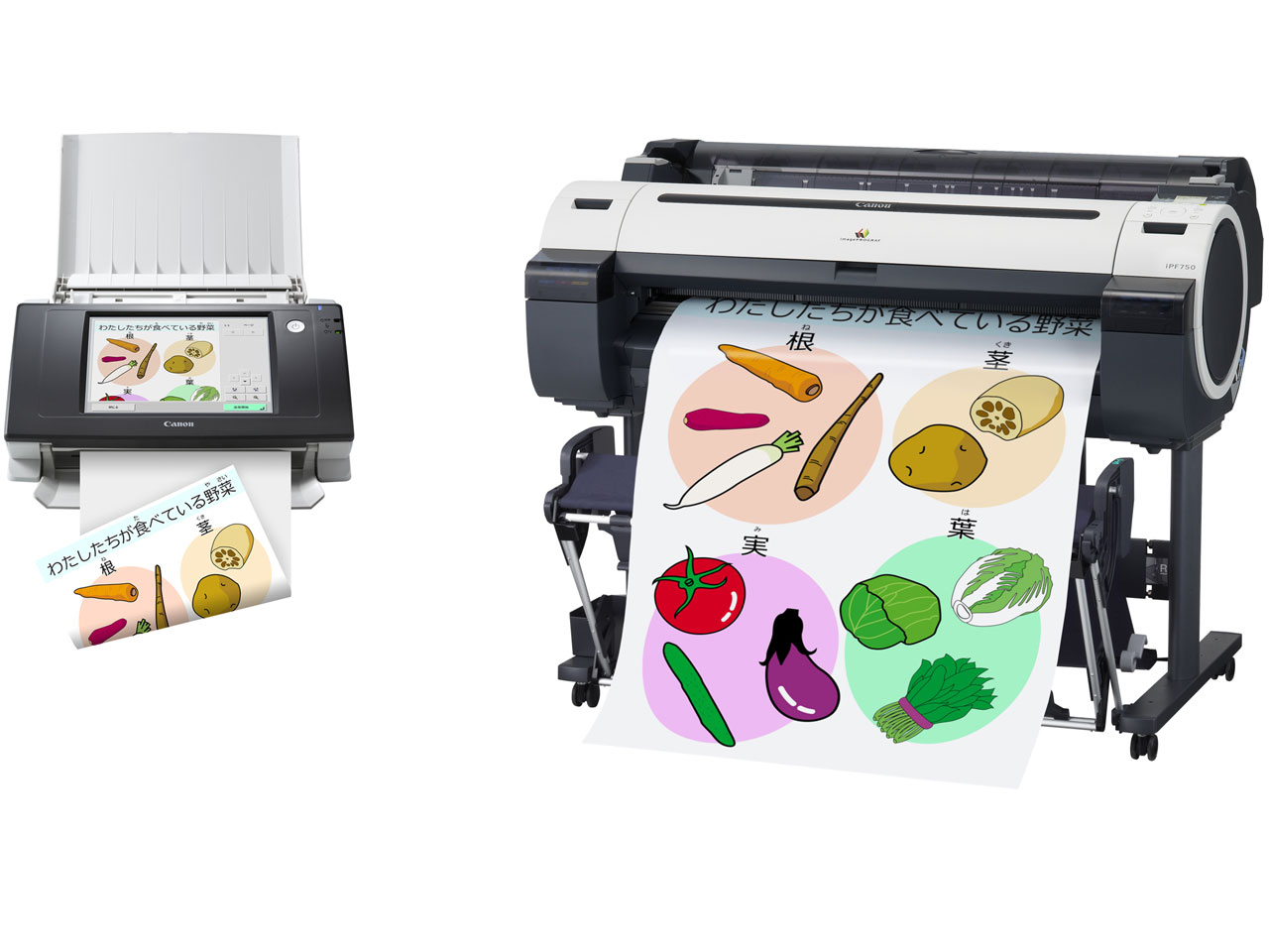 imagePROGRAF カラー拡大コピーセットiPF750 School [専用スタンドST-34付属]