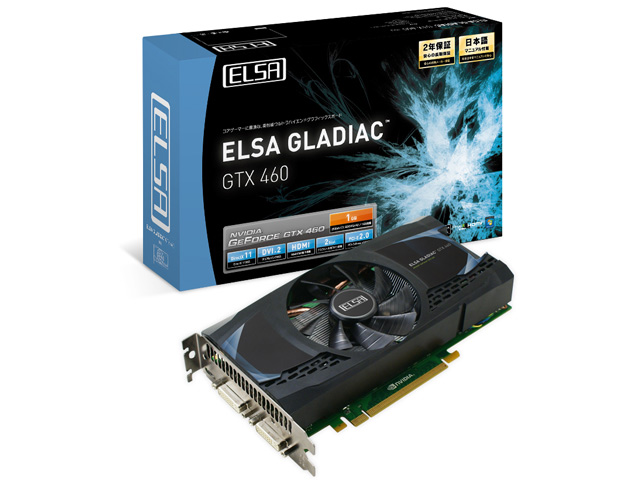 ELSA GLADIAC GTX 460 1GB [PCIExp 1GB]