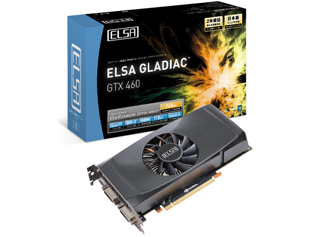 ELSA GLADIAC GTX 460 768MB [PCIExp 768MB]