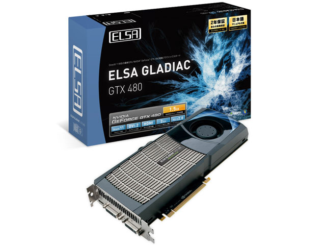 ELSA GLADIAC GTX 480 1.5GB (PCIExp 1.5GB)