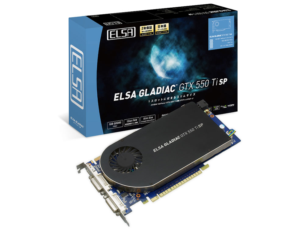 ELSA GLADIAC GTX 550 Ti SP 1GB [PCIExp 1GB]