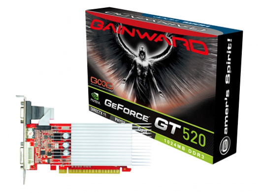 Gainward GeForce GT520 1024MB SilentFX [PCIExp 1GB]