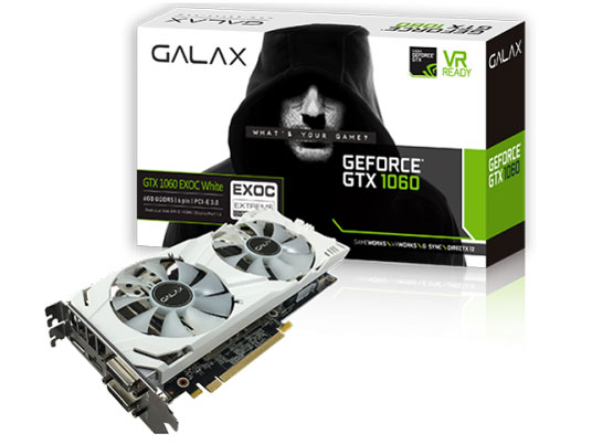 GALAX GF PGTX1060/6GD5 EXOC WHITE [PCIExp 6GB]