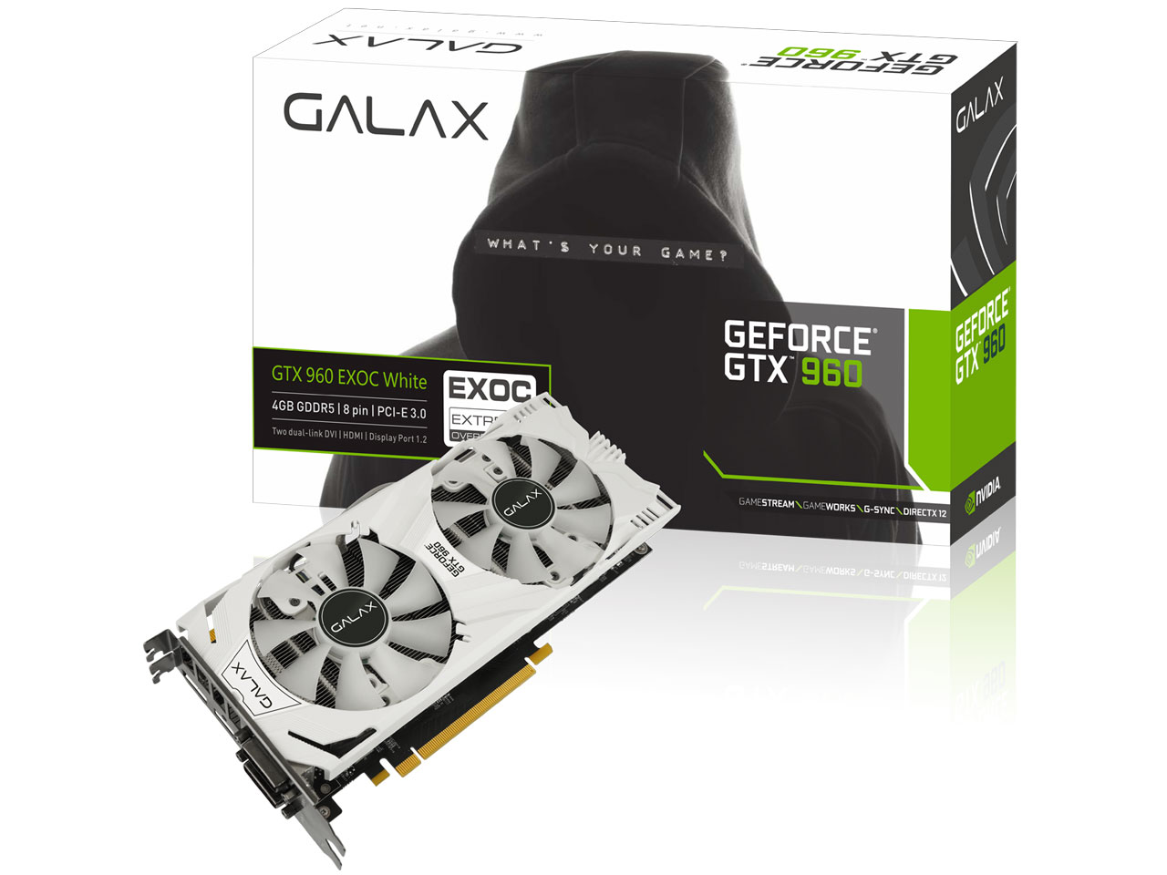 GALAX GF PGTX960/4GD5 EXOC WHITE [PCIExp 4GB]