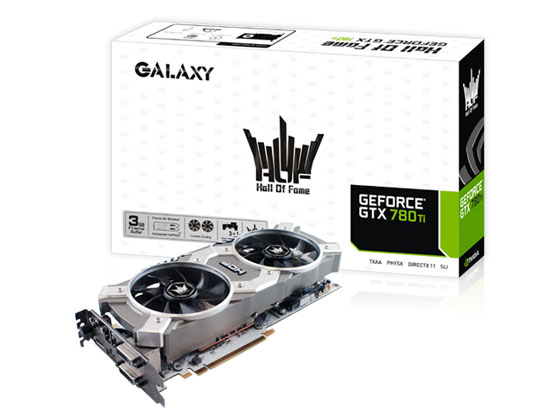 GALAXY GeForce GTX780 Ti HOF+ [PCIExp 3GB]