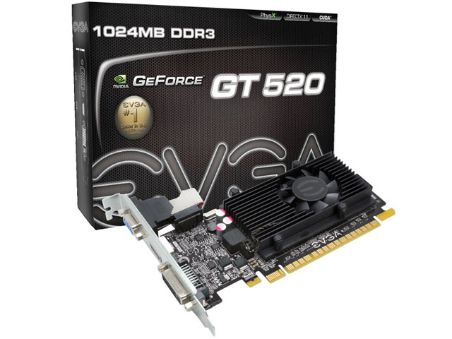 GeForce GT 520 01G-P3-1521-KR [PCIExp 1GB]