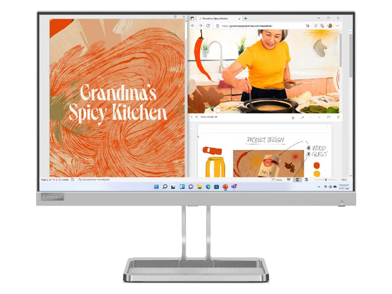 Lenovo L22i-40 67AEKACBJP [21.5インチ グレー]