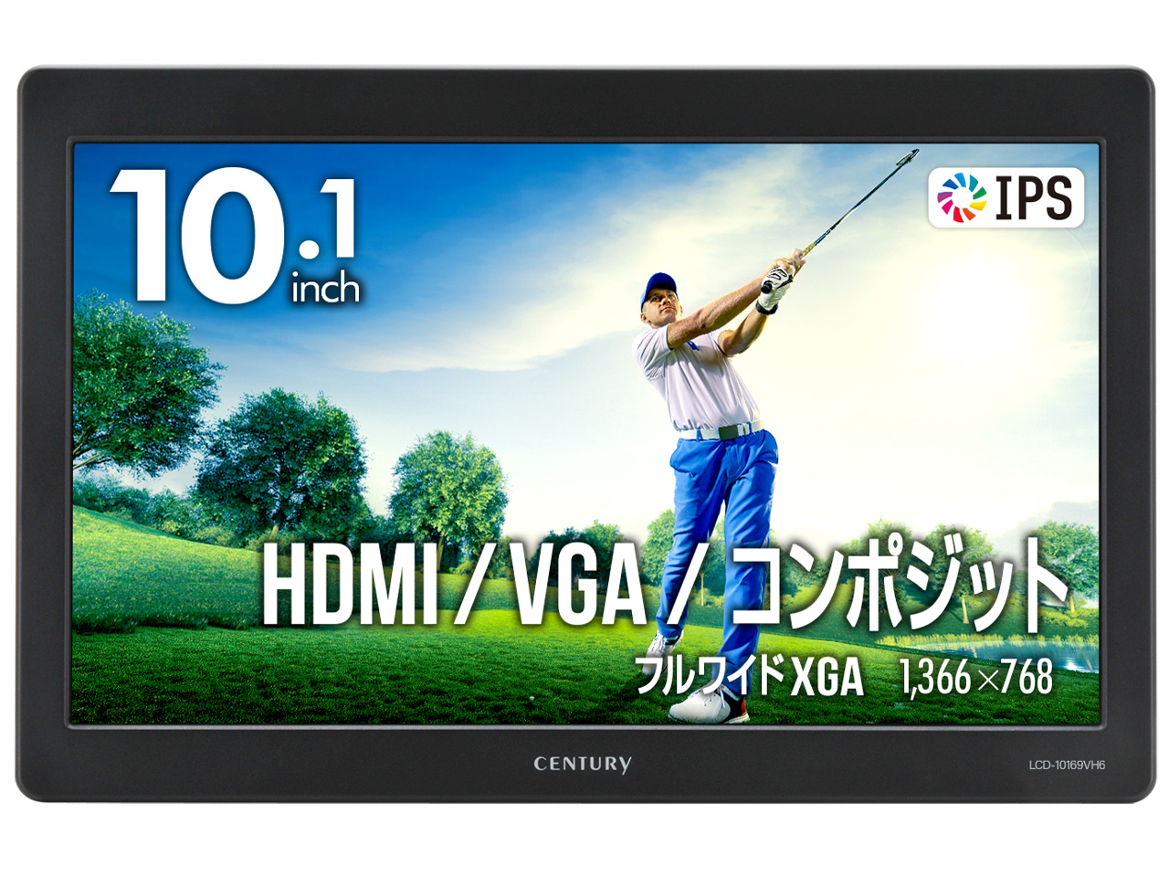 plus one HDMI LCD-10169VH6 [10.1インチ 黒]