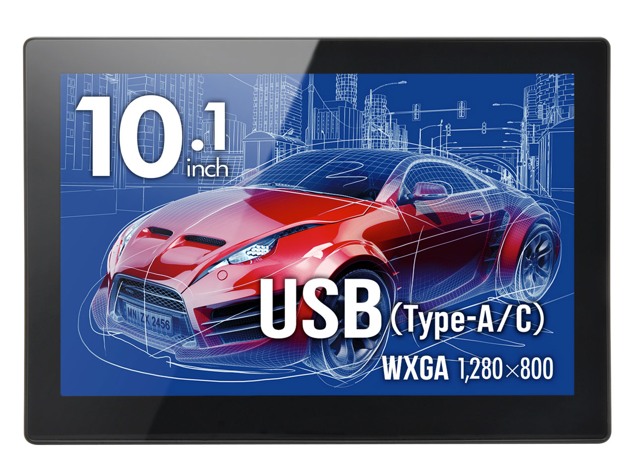 plus one Touch USB LCD-10000UT3 [10.1インチ 黒]