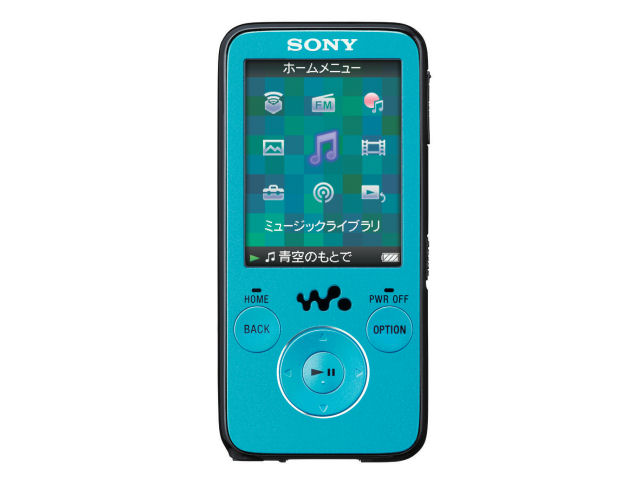 NW-S636F ブルー (4GB)