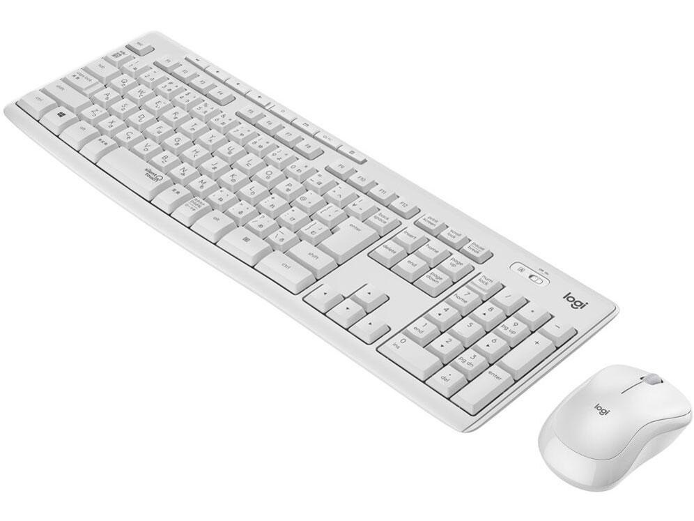 MK295 Silent Wireless Keyboard and Mouse Combo MK295OW [オフホワイト]