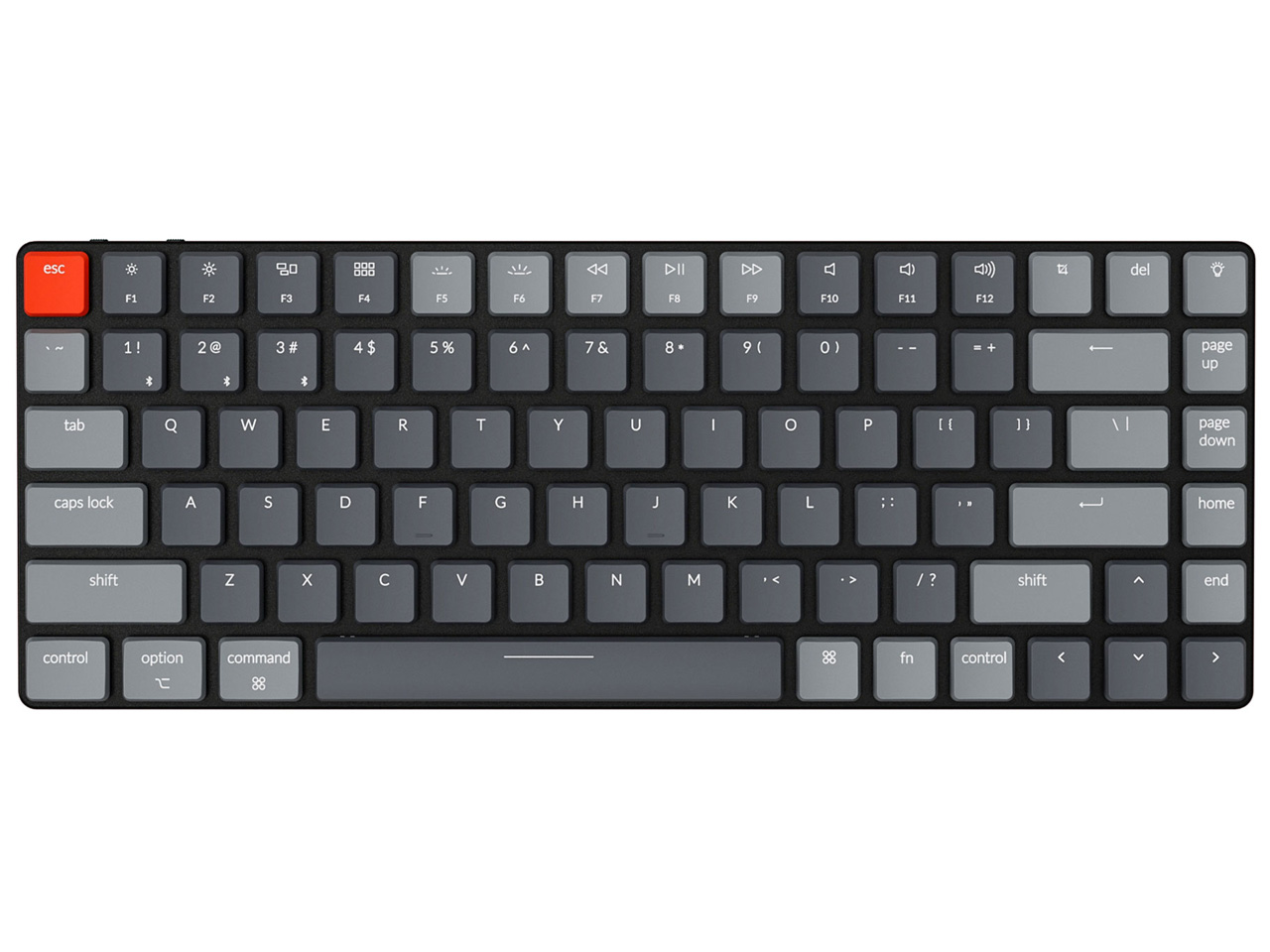 K3 Ultra-slim Wireless Mechanical Keyboard K3-84-Optical-RGB-Red-US 赤軸