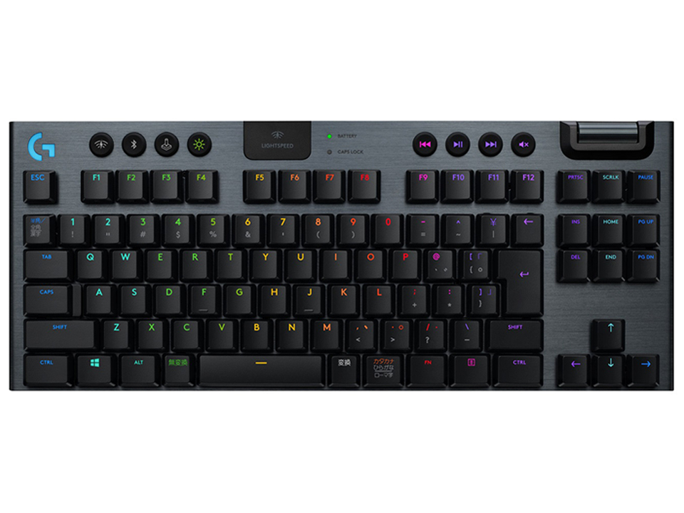 G913 TKL LIGHTSPEED Wireless RGB Mechanical Gaming Keyboard-Clicky G913-TKL-CKBK [ブラック]