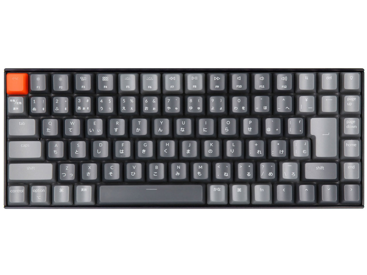 K2 Wireless Mechanical Keyboard K2/V2-87-WHT-Red-JP-rev 赤軸