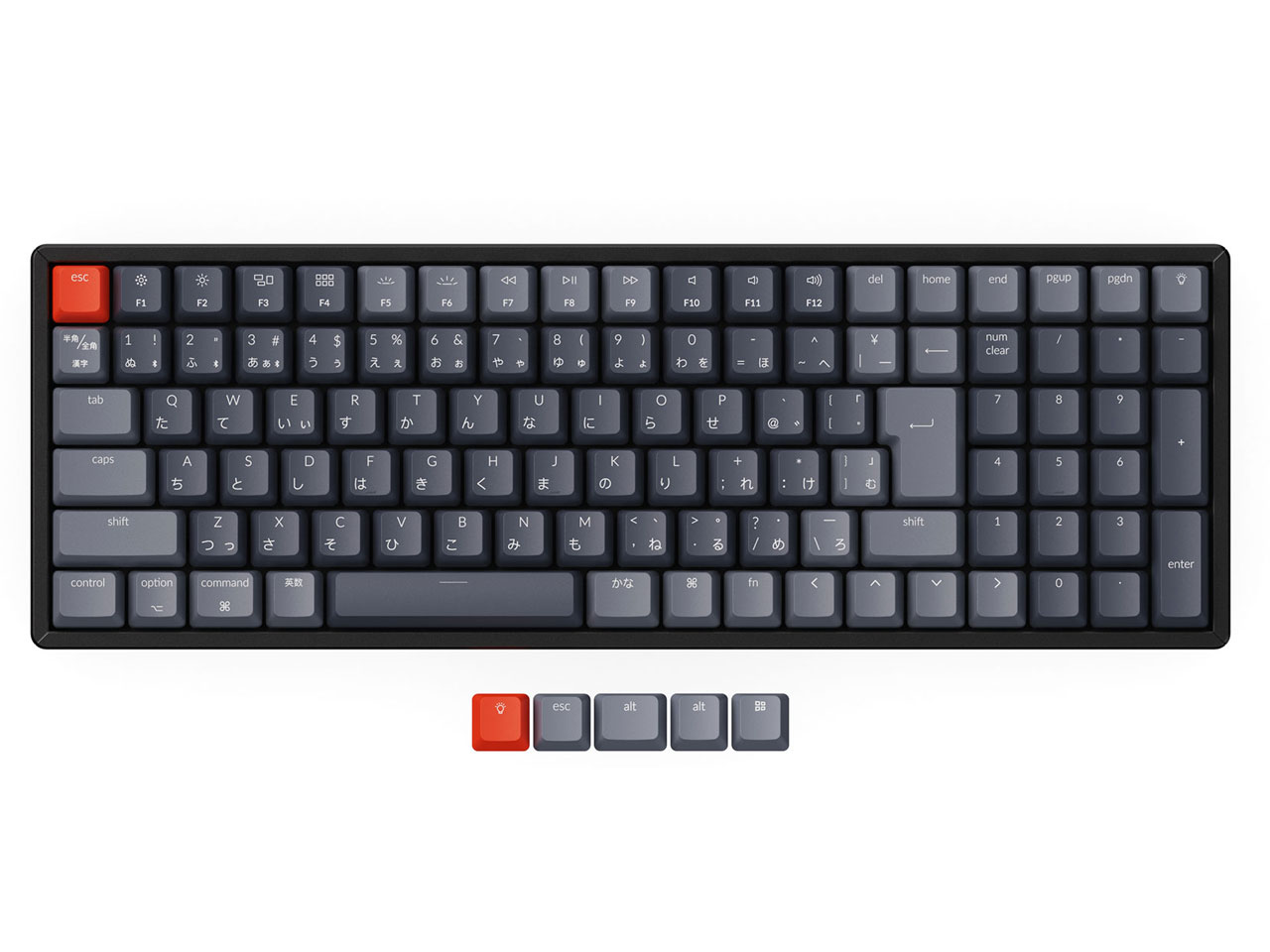 K4 Wireless Mechanical Keyboard V2 ホットスワップモデル K4-J1-JIS 赤軸