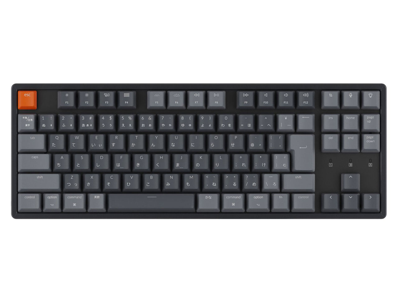 K8 Wireless Mechanical Keyboard ホットスワップモデル K8-91-Swap-RGB-Brown-JP 茶軸