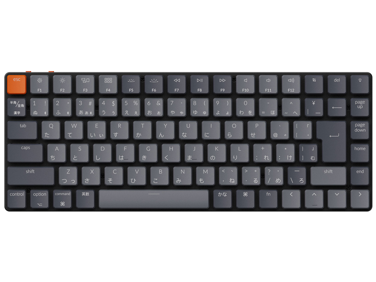 K3 Ultra-slim Wireless Mechanical Keyboard K3-87-Optical-RGB-Brown-JP 茶軸