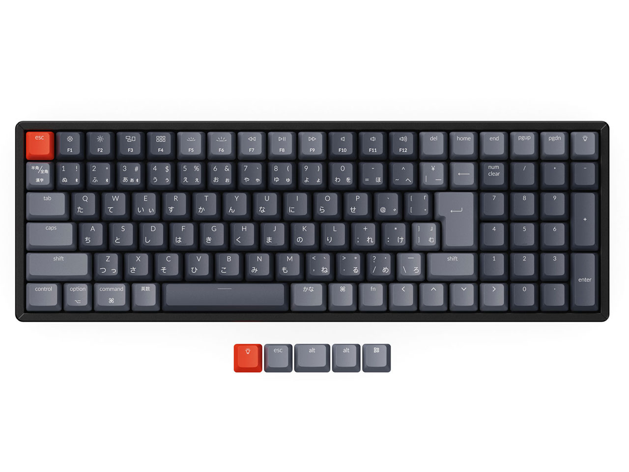 K4 Wireless Mechanical Keyboard V2 ホットスワップモデル K4-J2-JIS 青軸