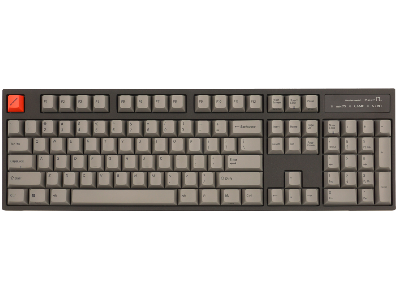 Maestro FL AS-KBM04/SRGB 静音赤軸 [黒/グレー]