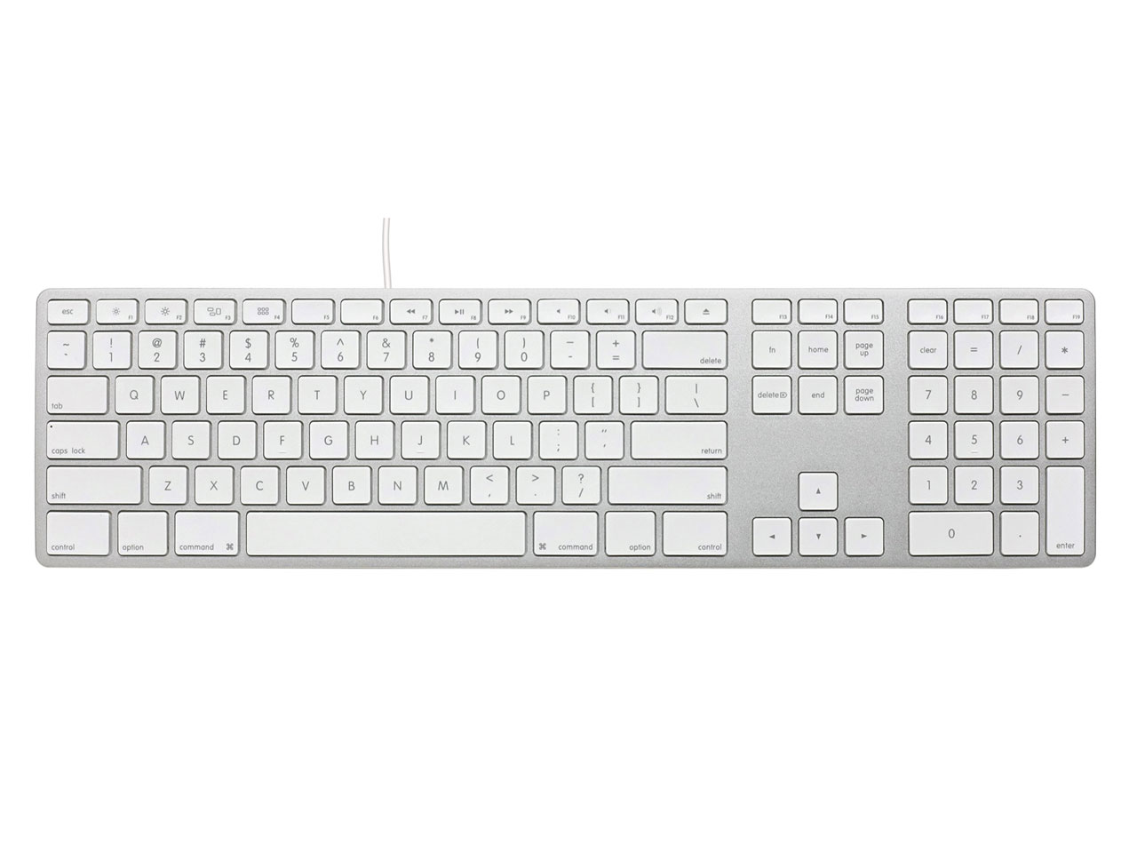 Matias Wired Aluminum keyboard for Mac FK318S/2 [Silver]