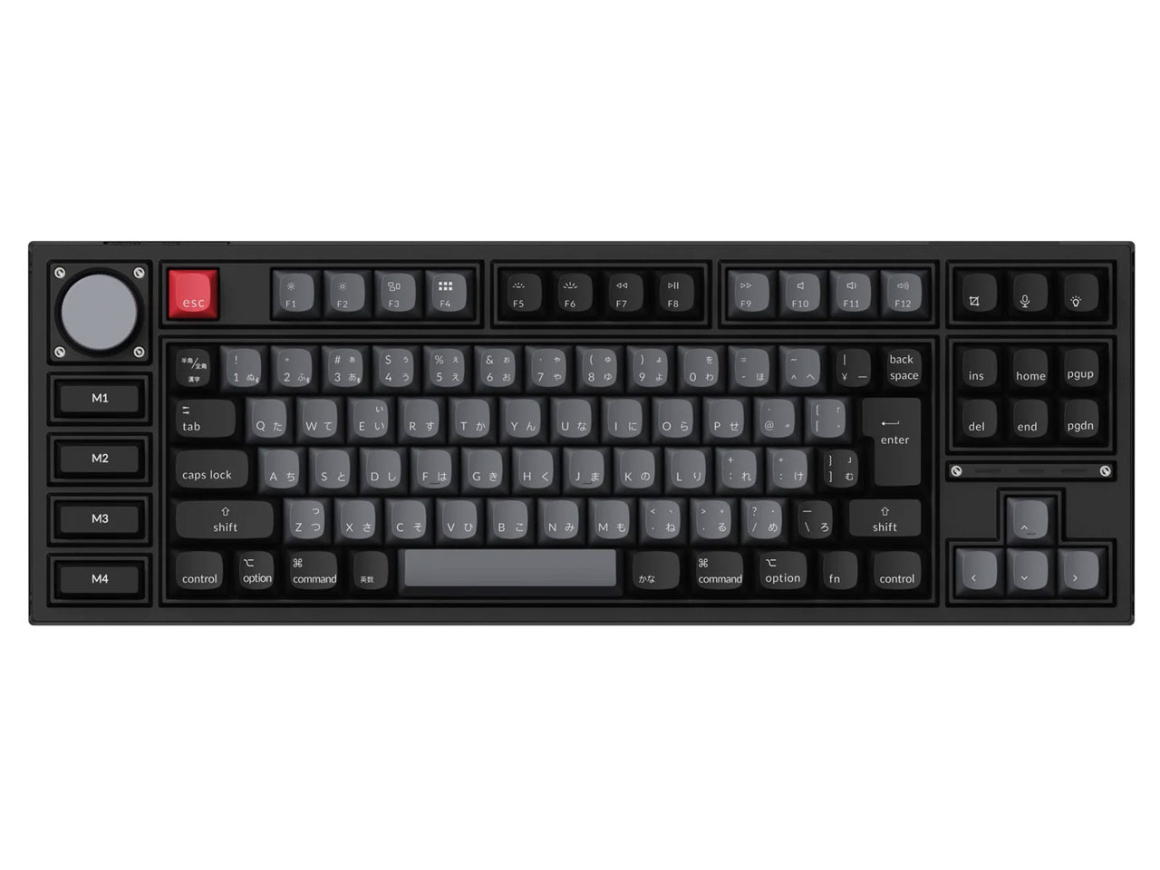 Q3P-M3-JIS 茶軸 [カーボンブラック]