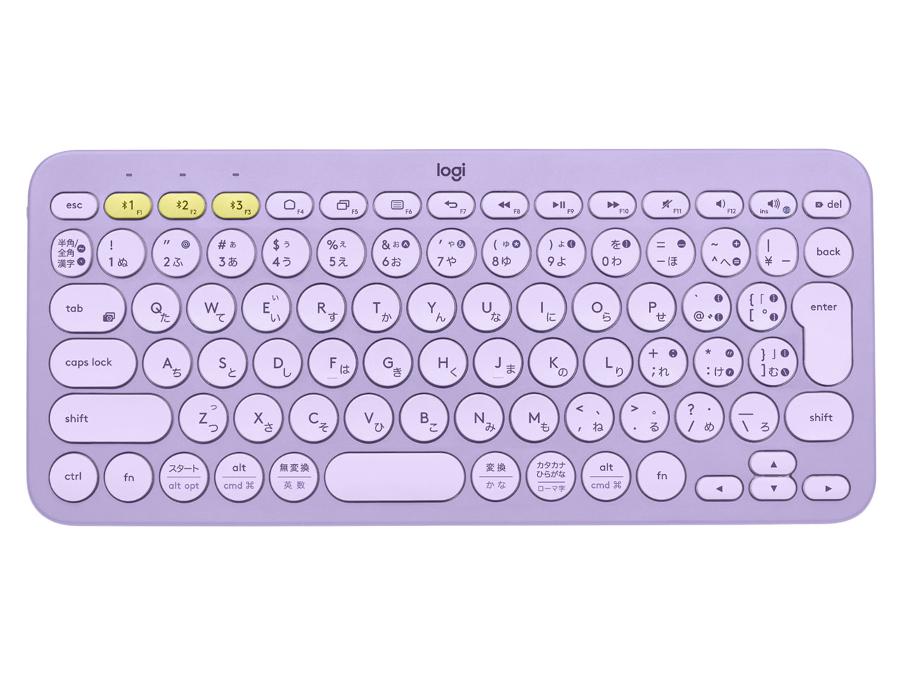 K380 Multi-Device Bluetooth Keyboard K380LV [ラベンダー]