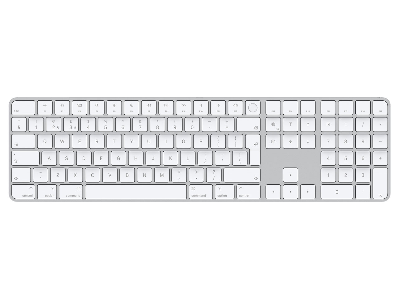 Magic Keyboard テンキー付き 英語(UK) MK2C3BX/A [ホワイト]