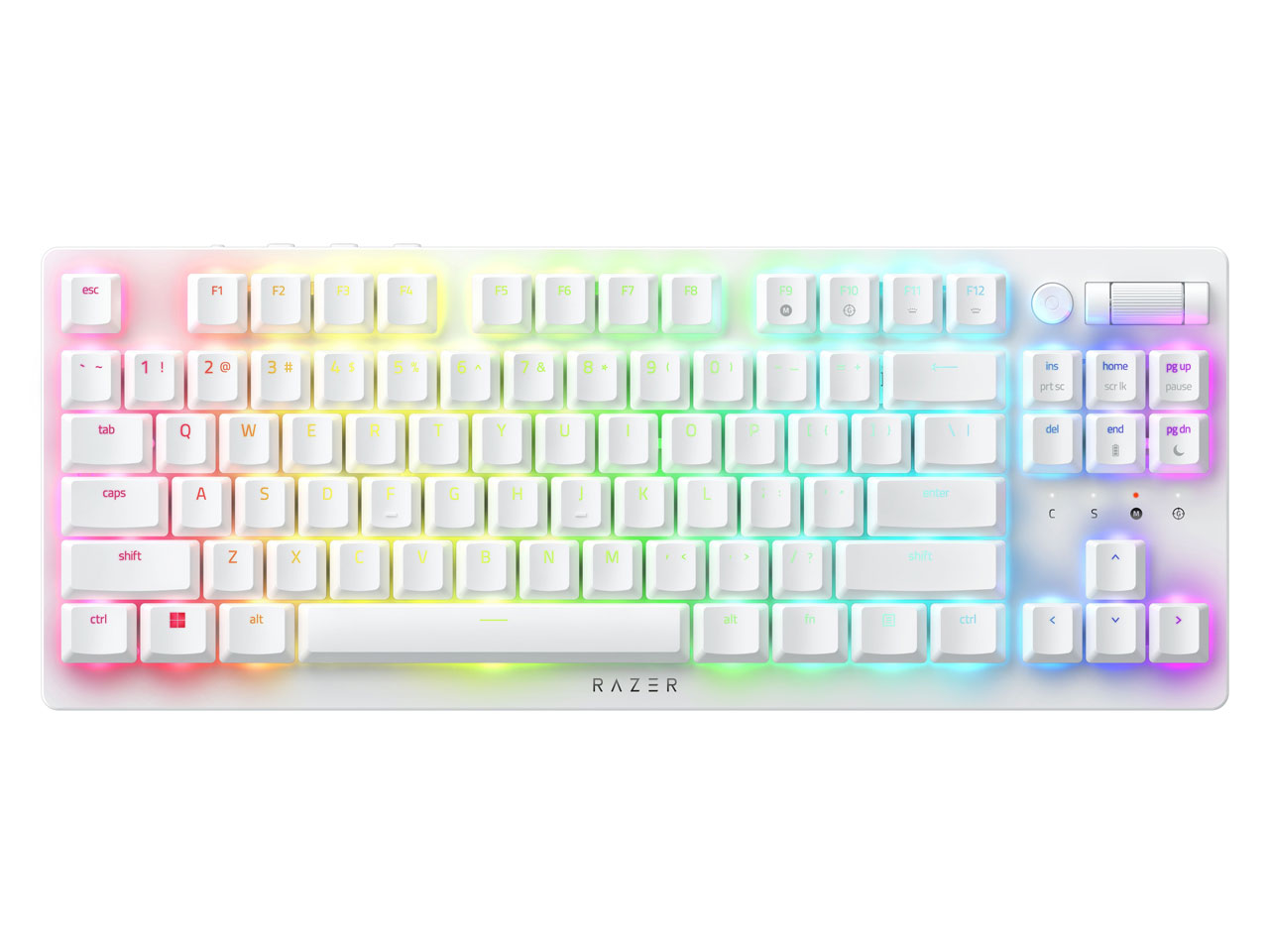 DeathStalker V2 Pro Tenkeyless Linear Optical Switch RZ03-04373500-R3M1 [White]