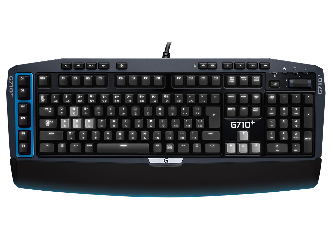 G710+ Blue Mechanical Gaming Keyboard G710pBL 青軸 [ブラック]