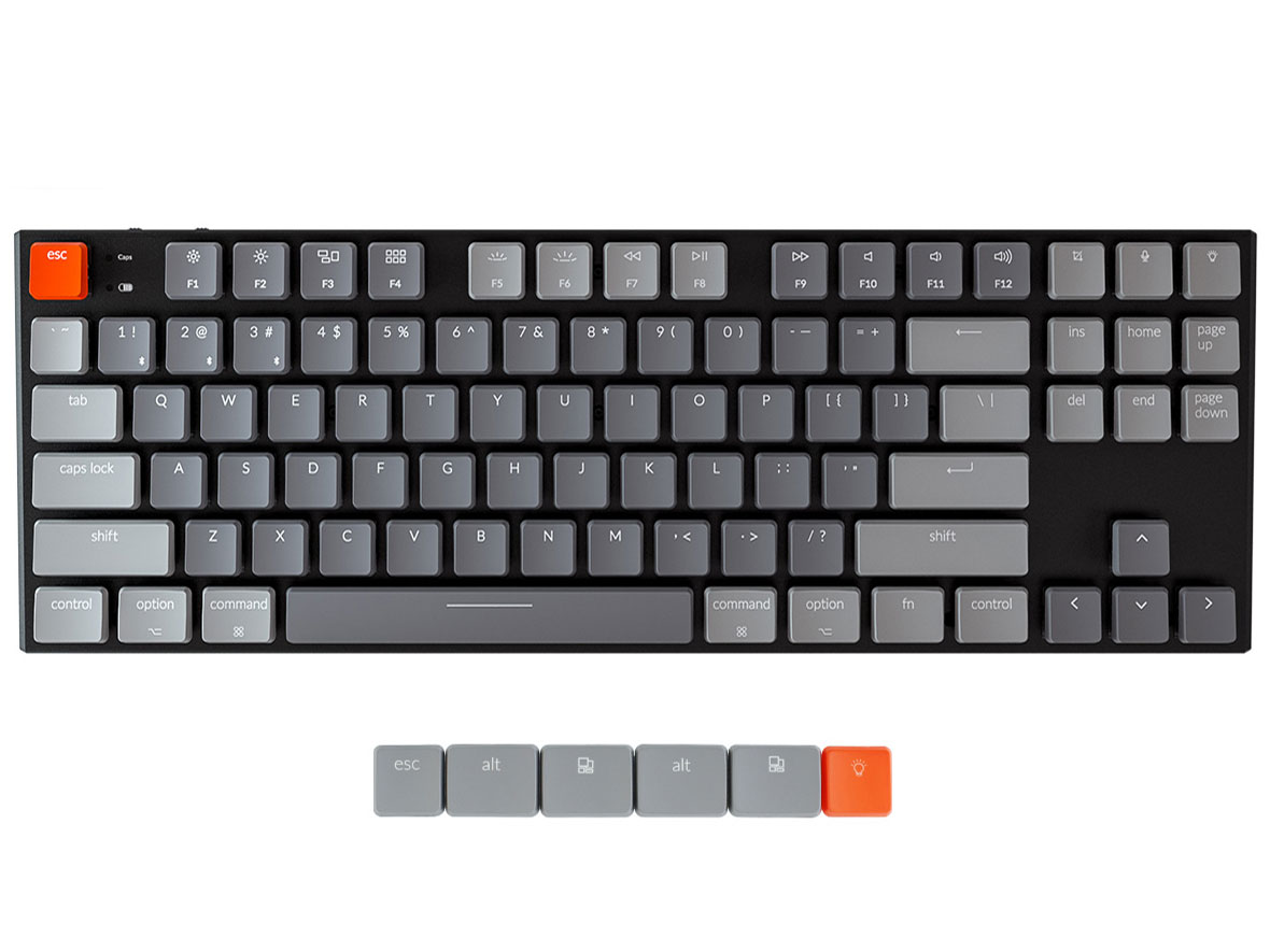 K1 Wireless Mechanical Keyboard テンキーレス US 青軸