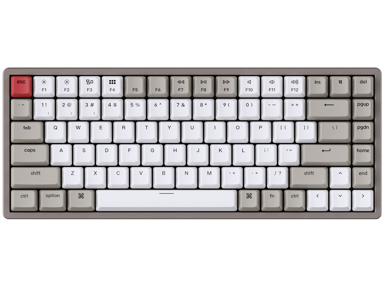 K2 Non-Backlight Wireless Mechanical Keyboard ホットスワップモデル K2/V2-M3-US 茶軸