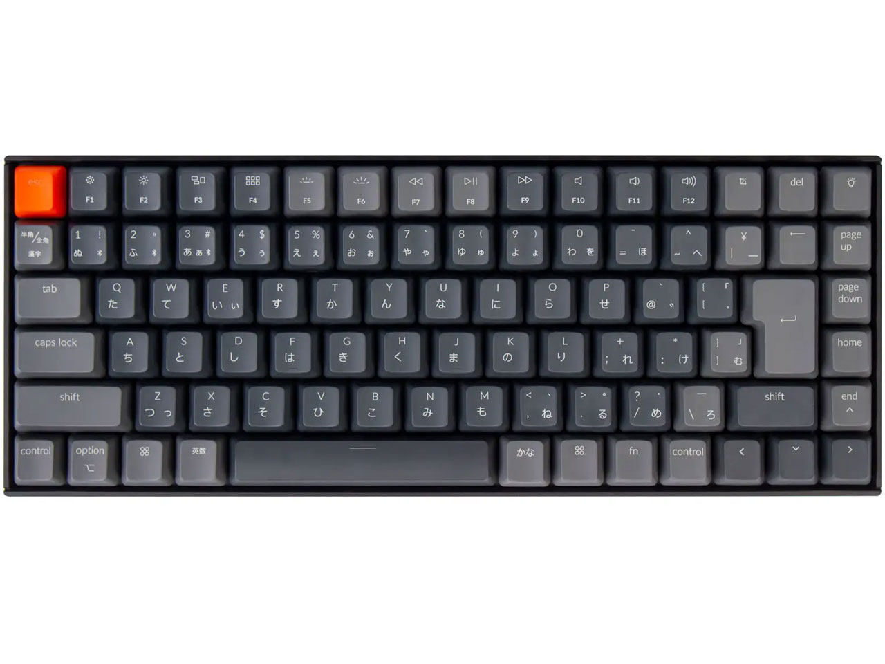 K2 Wireless Mechanical Keyboard V2 ホットスワップモデル White LED 日本語 赤軸
