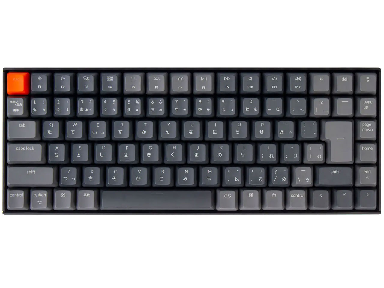 K2 Wireless Mechanical Keyboard V2 ホットスワップモデル White LED 日本語 茶軸