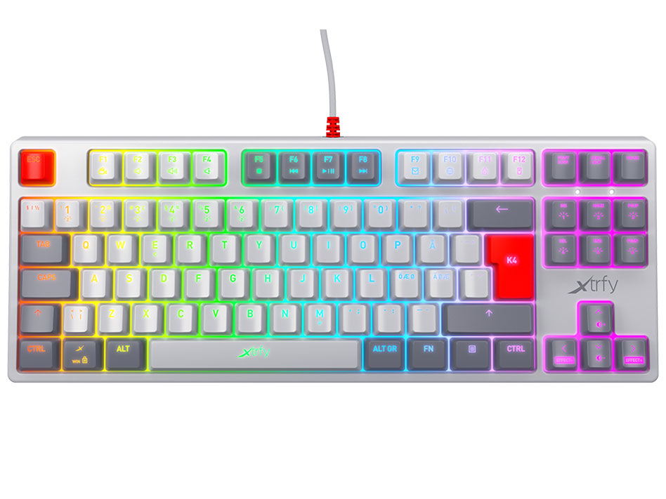 K4 TKL RGB RETRO 赤軸 [レトロ]