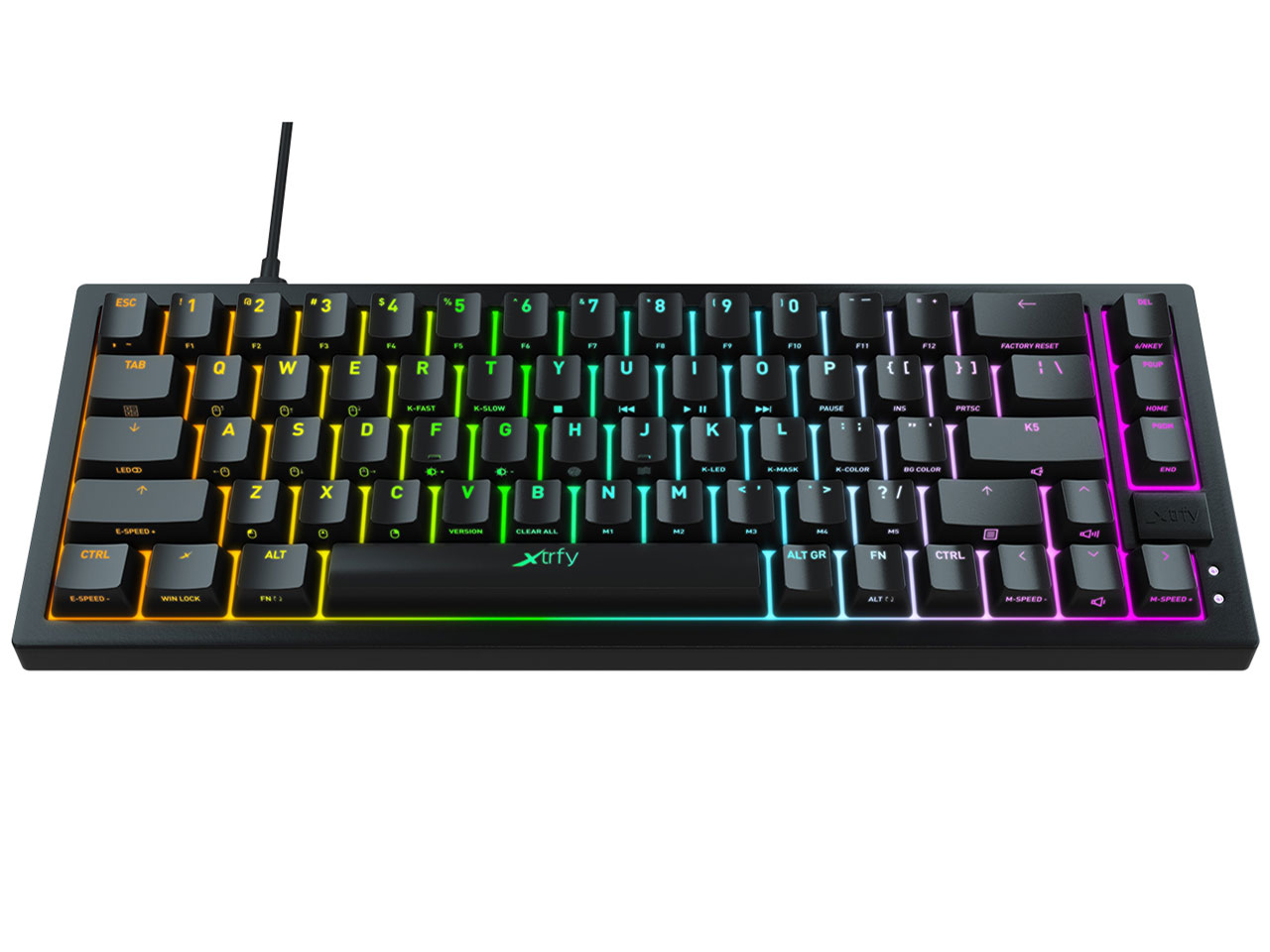 K5 COMPACT RGB BLACK K5-RGB-CPT-BLACK-R-US 赤軸 [BLACK]