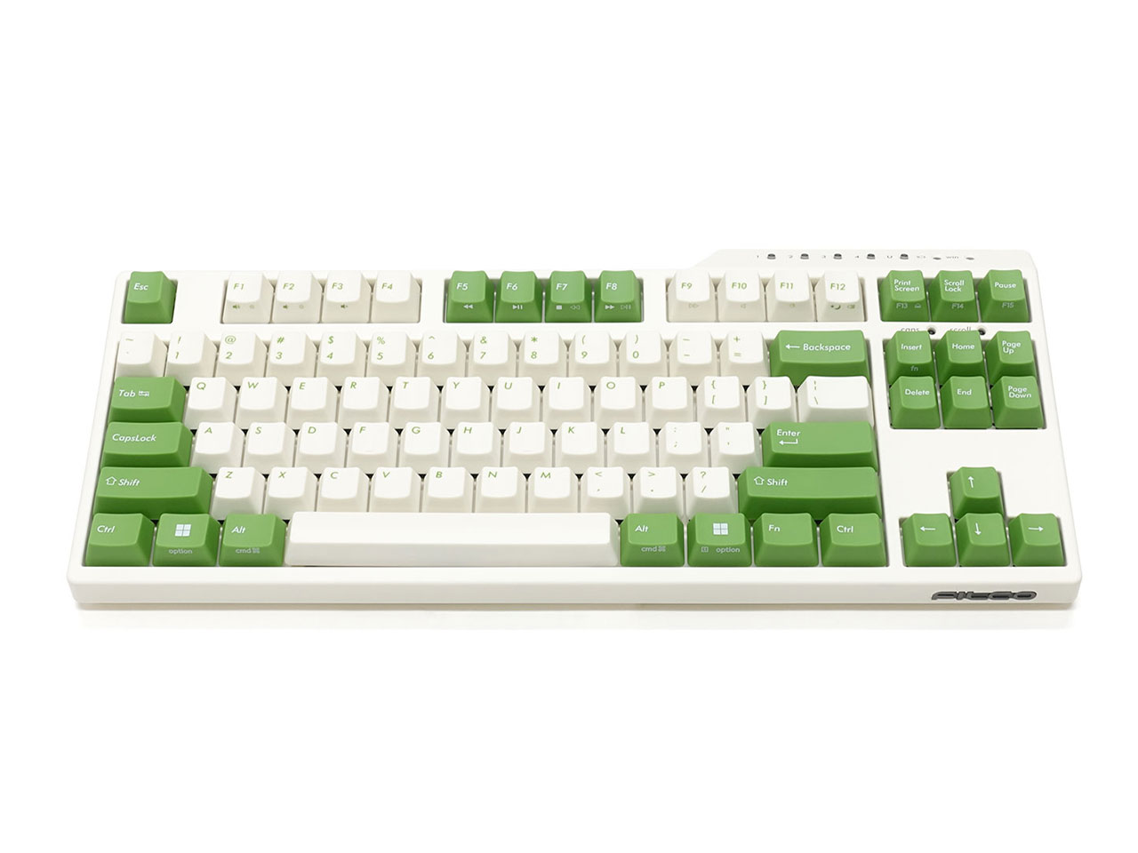 Majestouch Convertible 3 Tenkeyless FKBC87M/EWG3 茶軸 [Cream White & Green]