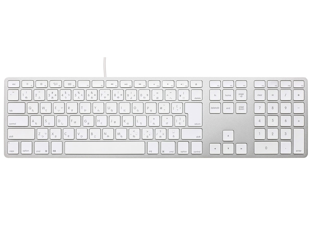 Matias Wired Aluminum keyboard for Mac FK318S-JP/2 [Silver]