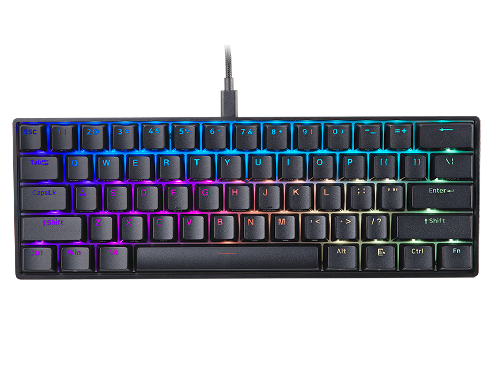 S.T.R.I.K.E. 6 60% RGB Mechanical Keyboard KS63NMUSBL000-0J [ブラック]