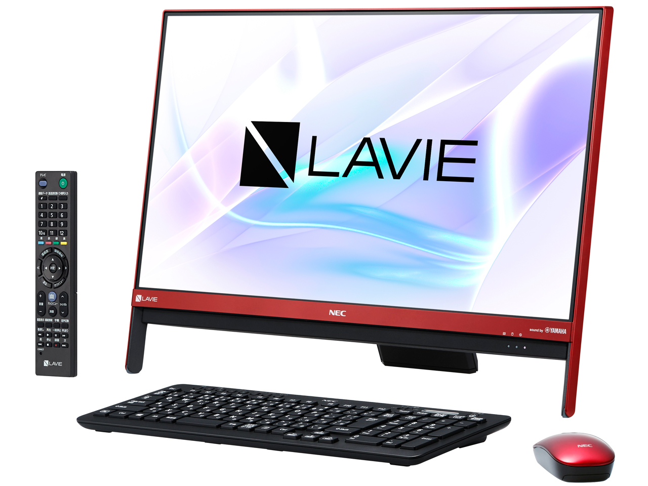 LAVIE Desk All-in-one DA370/HAR PC-DA370HAR [ラズベリーレッド]