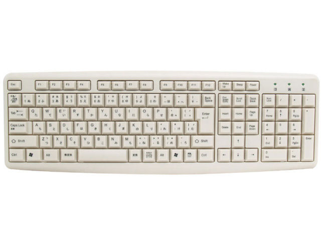 USB Pure Keyboard & Mouse SCY-2IN1-WH (ホワイト)